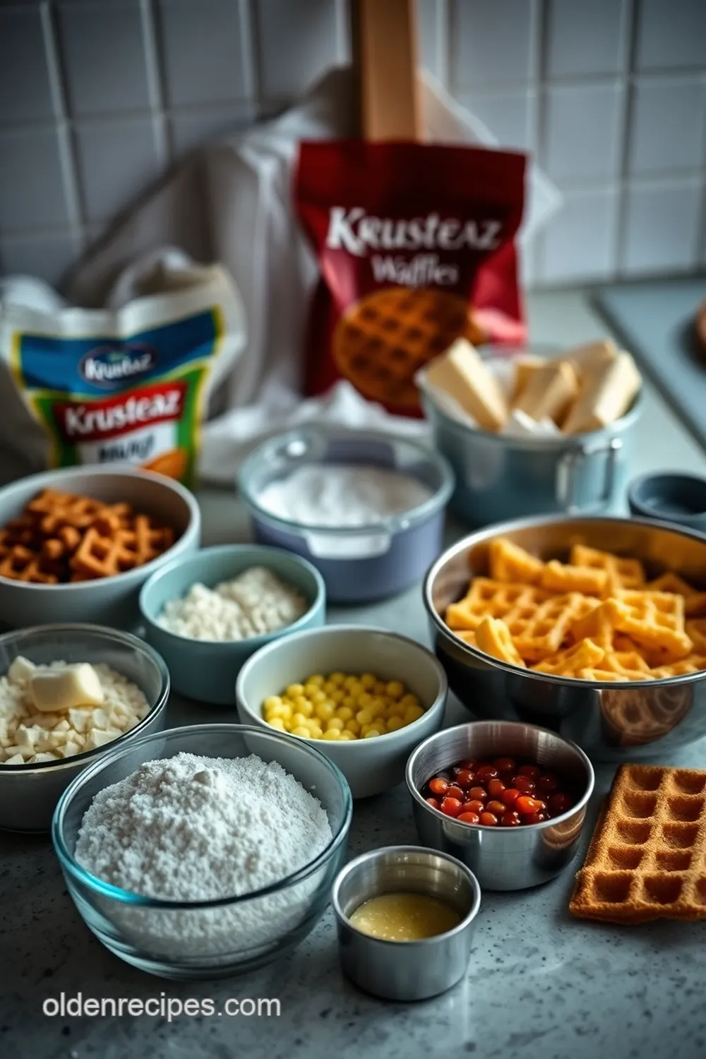 krusteaz waffle recipe Ingredients