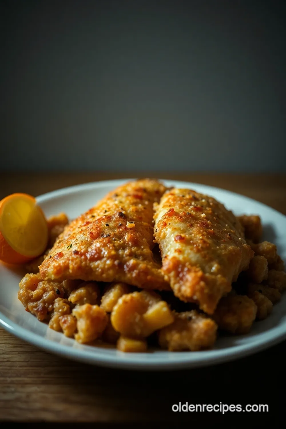 baked catfish recipe Presentation