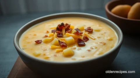 Easy Slow Cooker Cheesy Potato Soup: A Comforting Delight