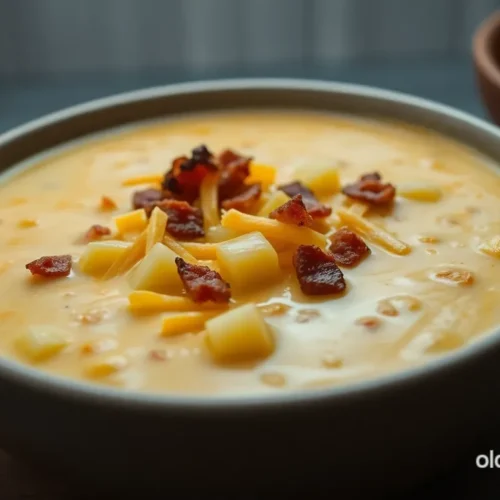 Easy Slow Cooker Cheesy Potato Soup: A Comforting Delight