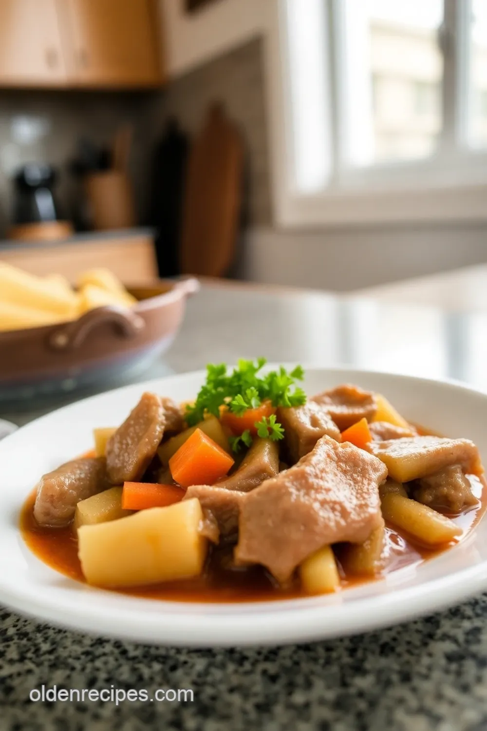 savory beef tripe stew with aromatic-spices steps