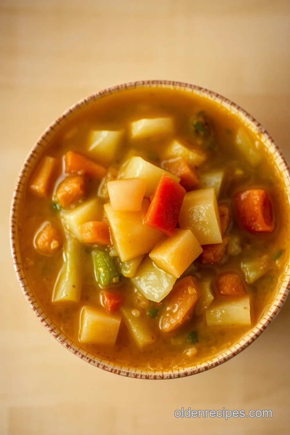 Cabbage Soup Recipe Presentation