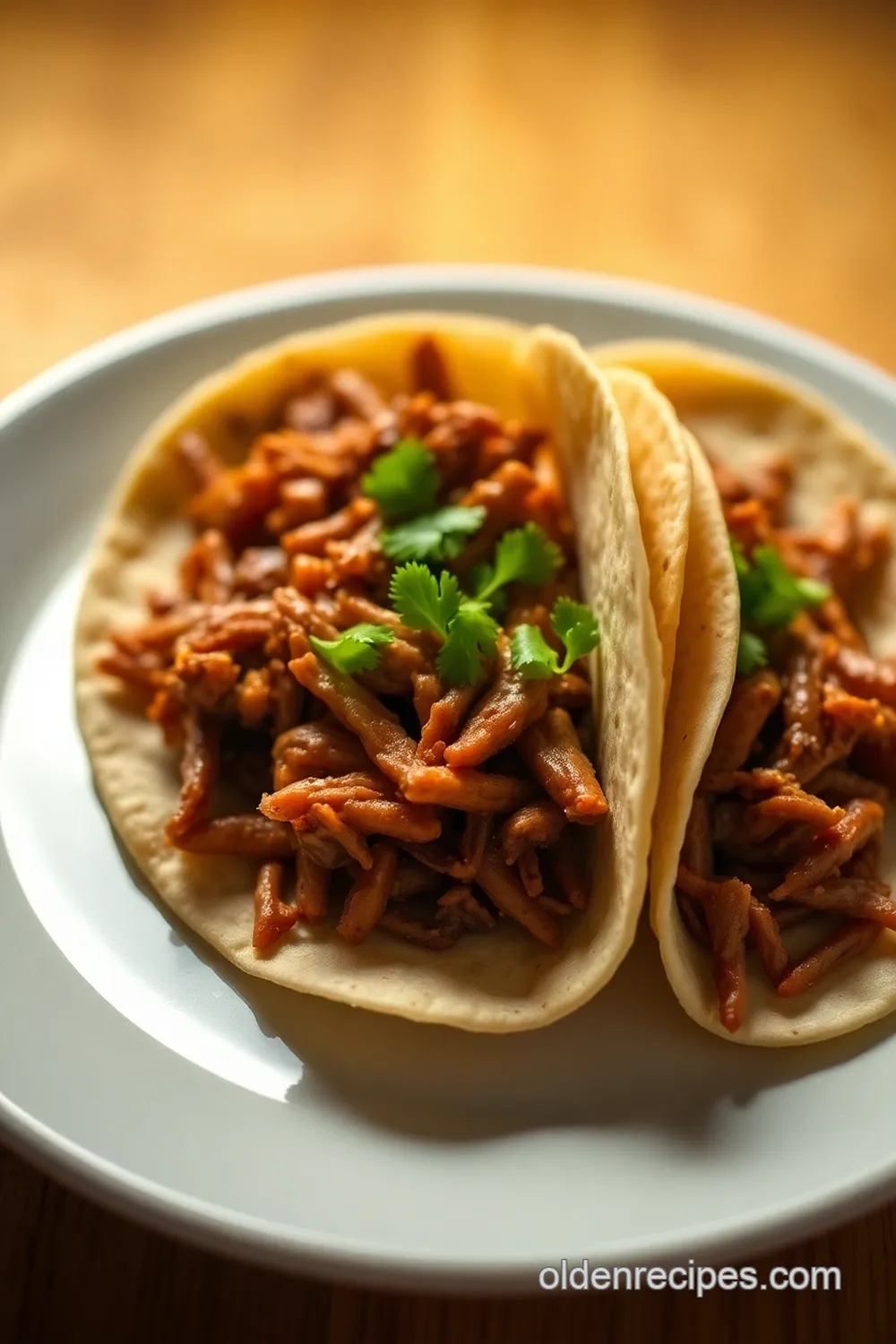 pulled chicken sandwich Presentation