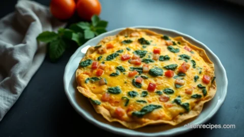 Tortilla Quiche Bake