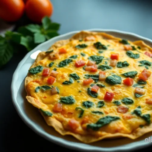 Tortilla Quiche Bake