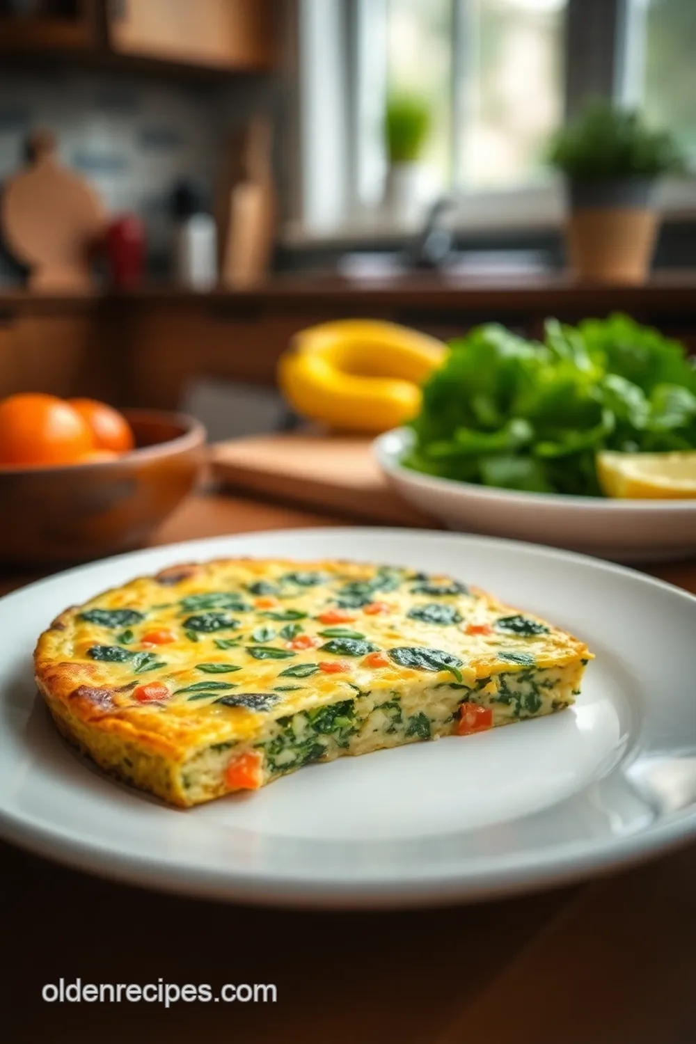 Tortilla Quiche Bake steps