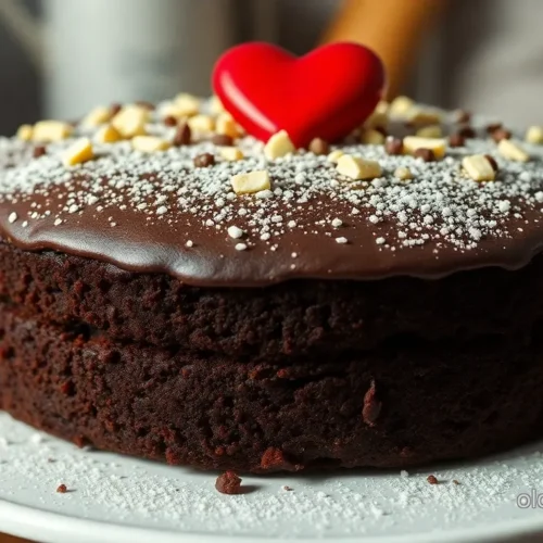 Chocolate Bliss Gender Reveal Cake Recipe