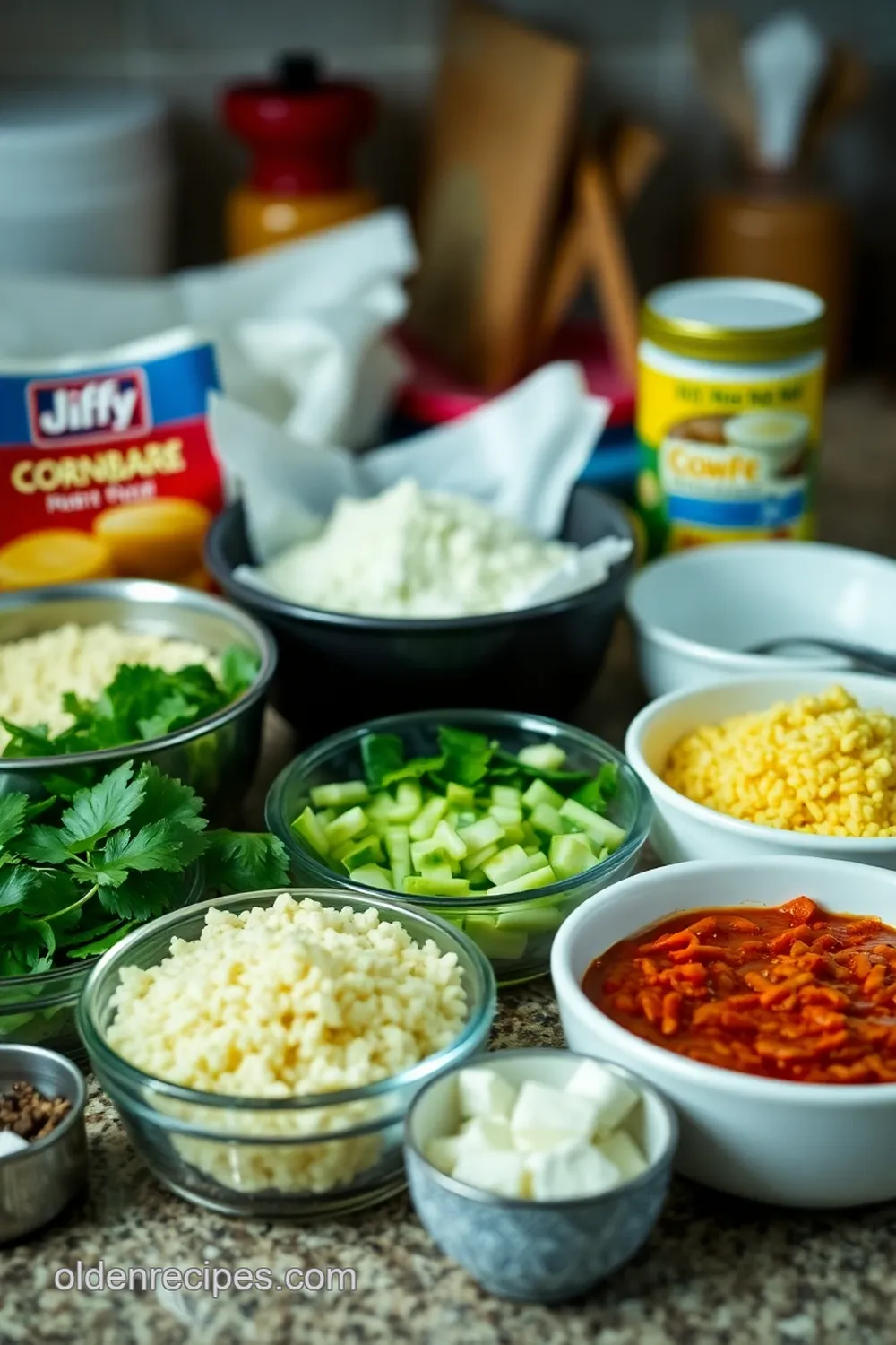 mexican cornbread recipe jiffy Ingredients